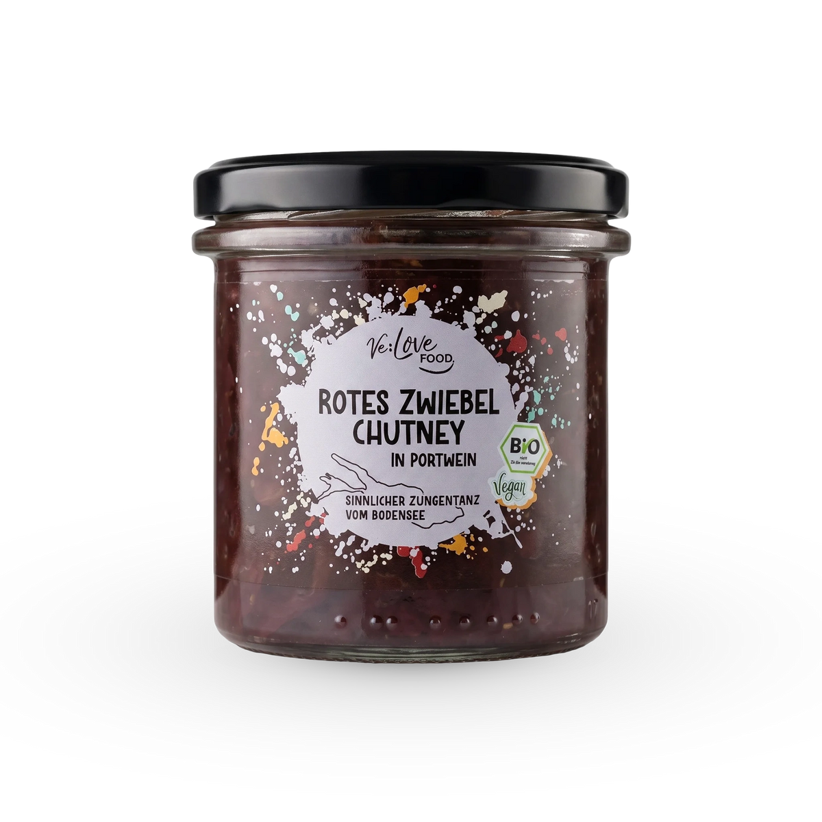 Bio Rotes Zwiebel Chutney in Portwein